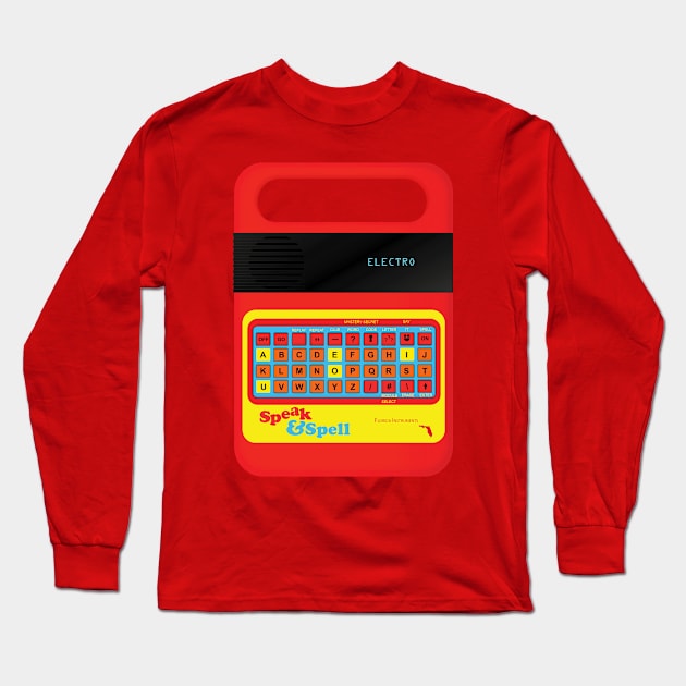 Speek and Spell Long Sleeve T-Shirt by nutek
